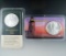 1994 and 2000 Uncirculated American Silver Eagles