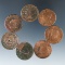 1819, 1827, 1834, 1843, 1847, 1852 and No Date US Large Cents Cull-VG Details