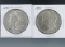 1880-O and 1891 Morgan Silver Dollars XF-AU Details