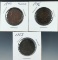 1845, 1846 and 1855 US Large Cents G-F Details