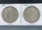 1880 and 1900 Morgan Silver Dollars XF