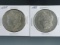 1885 and 1888 Morgan Silver Dollars XF-AU Details