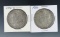 1890 and 1890-O Morgan Silver Dollars XF