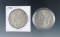 1882-O and 1890 Morgan Silver Dollars XF-AU Details