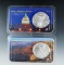 1993 and 2000 Uncirculated American Silver Eagles