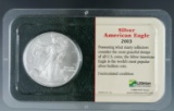 2003 Uncirculated American Silver Eagles