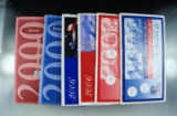 2000, 2002 and 2006 Mint Sets in Original Envelopes