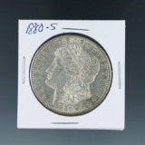 1880-S Morgan Silver Dollar AU Details