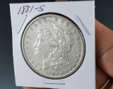 1881-S Morgan Silver Dollar AU