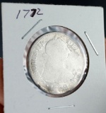 Mexico 1772 Mo FM Inverted Mint Mark and FM G Details Damage