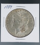1889 Morgan Silver Dollar AU Details