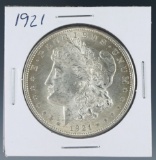 1921 Morgan Silver Dollar BU