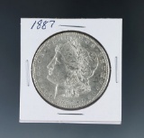 1887 Morgan Silver Dollar Choice AU