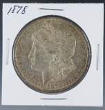 1878 7 Tail Feathers Morgan Silver Dollar XF