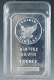 1 Troy Ounce Sunshine Minting Silver Bar