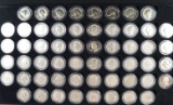 Complete Copper Nickel Washington Quarter Set 1965-1998 AU-BU and Proofs 93 Coins