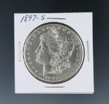 1897-S Morgan Silver Dollar AU Details