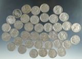 40 Buffalo Nickels G-F