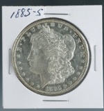 1885-S Morgan Silver Dollar AU Details