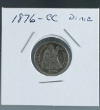1876-CC Seated Liberty Dime G Details