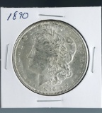 1890 Morgan Silver Dollar AU