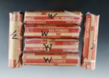 6 Rolls Lincoln Wheat Cents G-VF