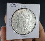 1896 Morgan Silver Dollar AU Details