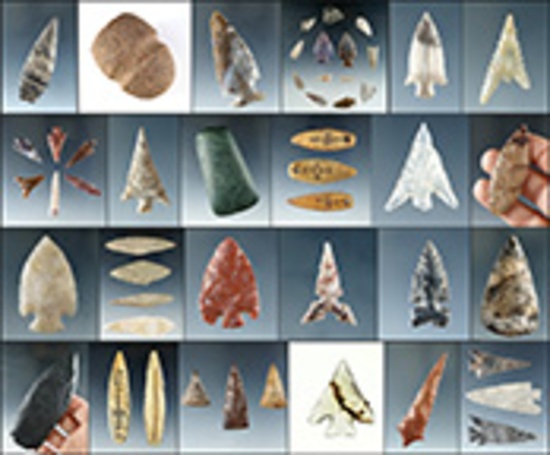 Arrowheads & Indian Artifact Auction - Ex. Museum!