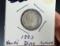 1883 Hawaii Dime F Details Hole Plugged and Cleaned