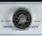 2002 U S Military Academy Bicentennial Commemorative Proof Silver Dollar in Original Box with COA