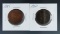 1845 and 1850 US Large Cents VF Details