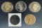 1976 Bicentennial Medals 1 is Silver, Constitution Medal and 3 Coin Copies