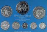 1975 Belize Sterling Silver Proof Set