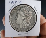 1895-S Morgan Silver Dollar F+