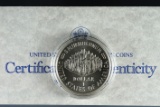 1987-P Constitution Uncirculated Commemorative Silver Dollar