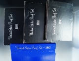 1980, 1981, 1982 and 1983 Proof Sets in Original Boxes