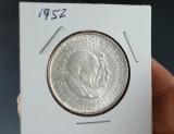 1952 Washington Carver Commemorative Silver Half Dollar AU