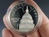 1994-S U, S. Capitol Bicentennial Proof Commemorative Silver Dollar in Original Box with COA