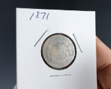 1871 Shield Nickel G Details