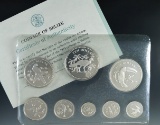1975 Belize Sterling Silvers Proof Set