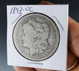 1893-CC Morgan Silver Dollar G