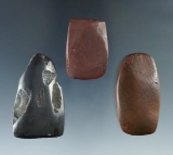 Set of 3 miniature Celts, largest is 1 7/8