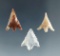 Set of 3 Columbia River Gempoints, largest is 11/16