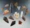 Group of 15 Western arrowheads, largest is 2 1/2