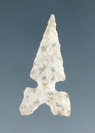 1" well flaked Sidenotch point found in the southwestern U. S.