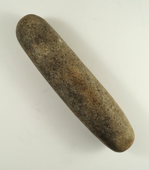 8 7/8" Stone Roller Pestle found in the Susquehanna Valley Region, Bradford Co., Pennsylvania.