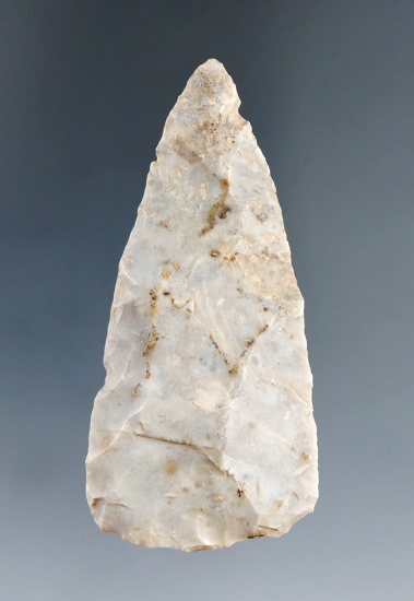 2 7/16" Hopewell Blade found in Licking Co. Ohio made from Flint Ridge Flint.