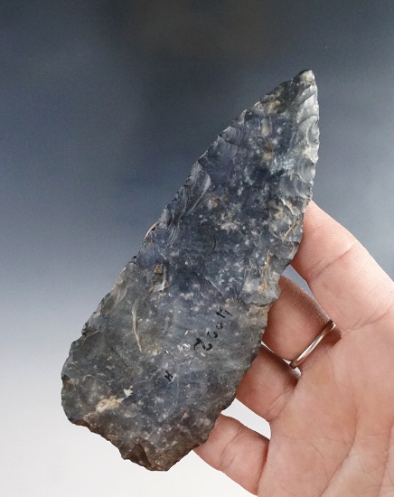 5" Coshocton Flint Knife  found in Ohio. Ex Hill, Dilley Collections.