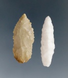 Ex. Museum! Pair of Nodena points found in Arkansas, largest is 1