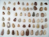 Large group of mostly Alibates Flint found scrapers found in Kansas and Colorado.